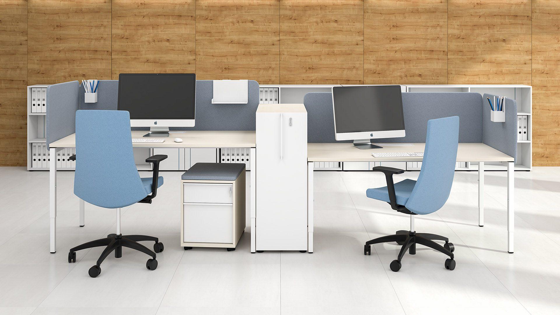 Datorgalds NOVA H, M1 - balts melamīns, E - balts, 1200x800